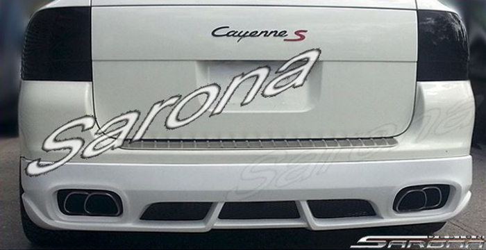 Custom Porsche Cayenne  SUV/SAV/Crossover Rear Add-on Lip (2002 - 2007) - $750.00 (Part #PR-007-RA)